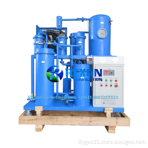High Vacuum Lubricating Oil Purifier Plant with 3 Stage Filtration System and Coalescence Oil Water Filter